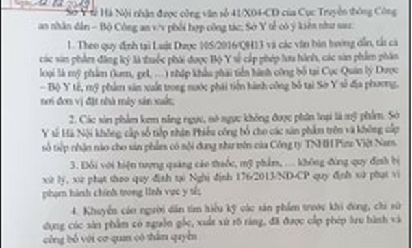 Công ty TNHH Pizu Việt Nam quảng cáo sai phép, hoạt động 'chui'?