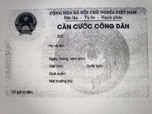 Bộ Công an ký hợp nhất Thông tư quy định về mẫu thẻ Căn cước công dân