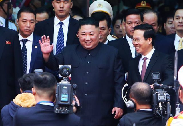 Hình ảnh đầu tiên của Chủ tịch Triều Tiên Kim Jong-un tại Việt Nam