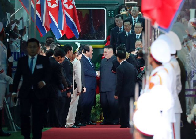 Hình ảnh đầu tiên của Chủ tịch Triều Tiên Kim Jong-un tại Việt Nam