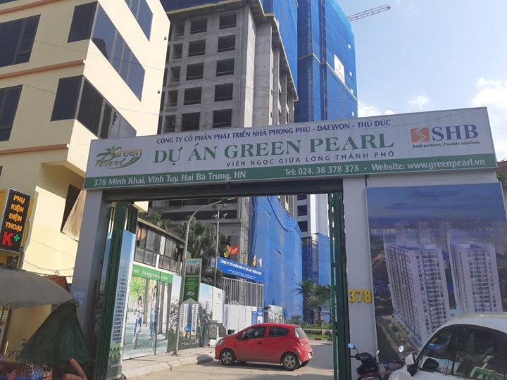 Phát hiện nhiều sai phạm tại dự án Green Pearl 378 Minh Khai