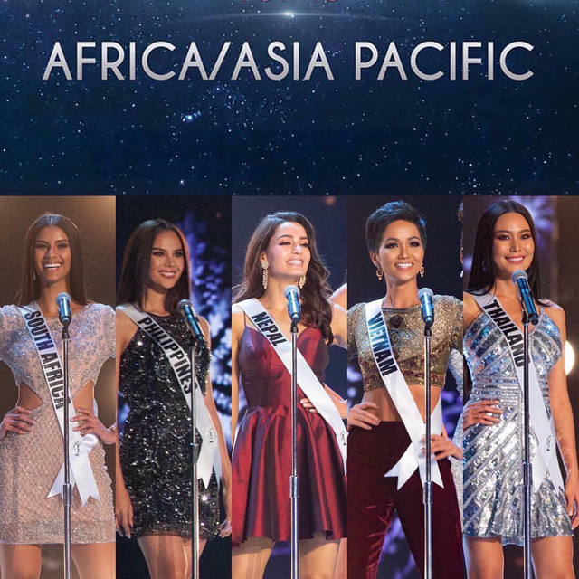 Việt Nam lần đầu vào Top 5 Miss Universe 2018
