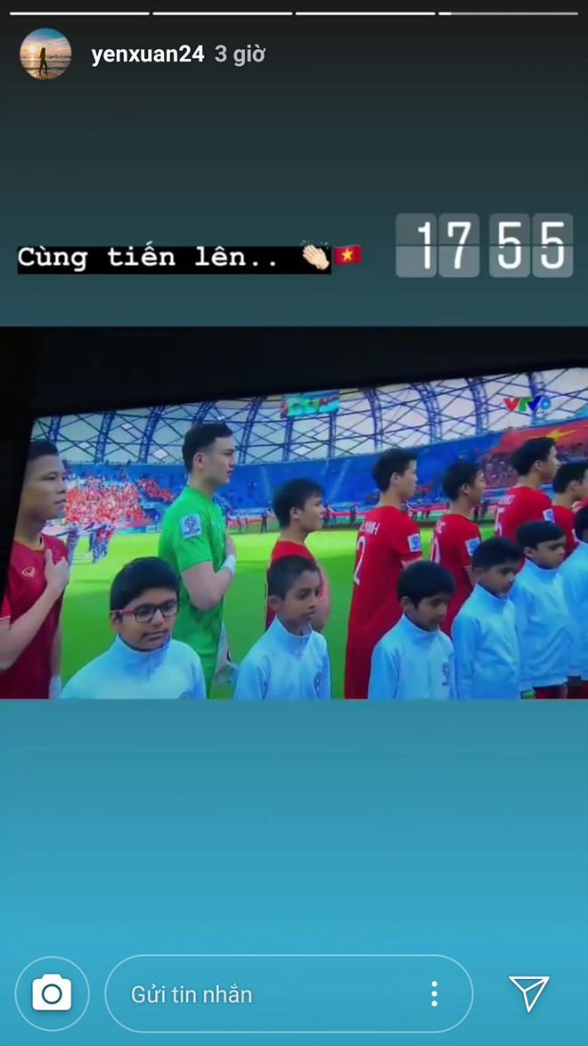 'Nửa kia' của nhiều cầu thủ gửi lời chúc mừng tới ĐT Việt Nam