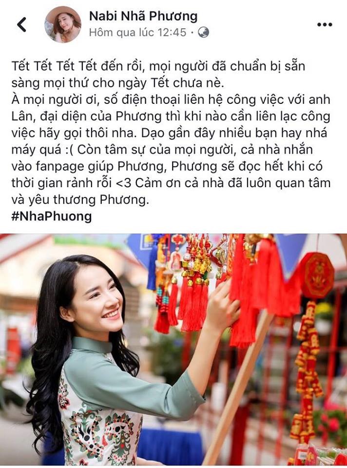 Động thái mới của Nhã Phương sau tin đồn đã sinh tiểu công chúa