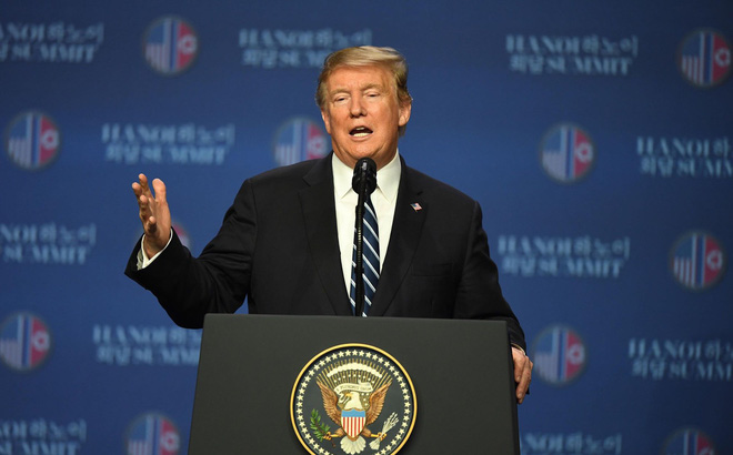 Trump: Triều Tiên muốn bỏ hoàn toàn cấm vận, chúng tôi không làm được