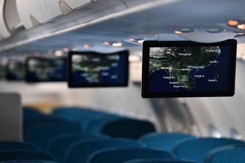 Vietnam Airlines lần đầu đưa hệ thống giải trí không dây lên máy bay