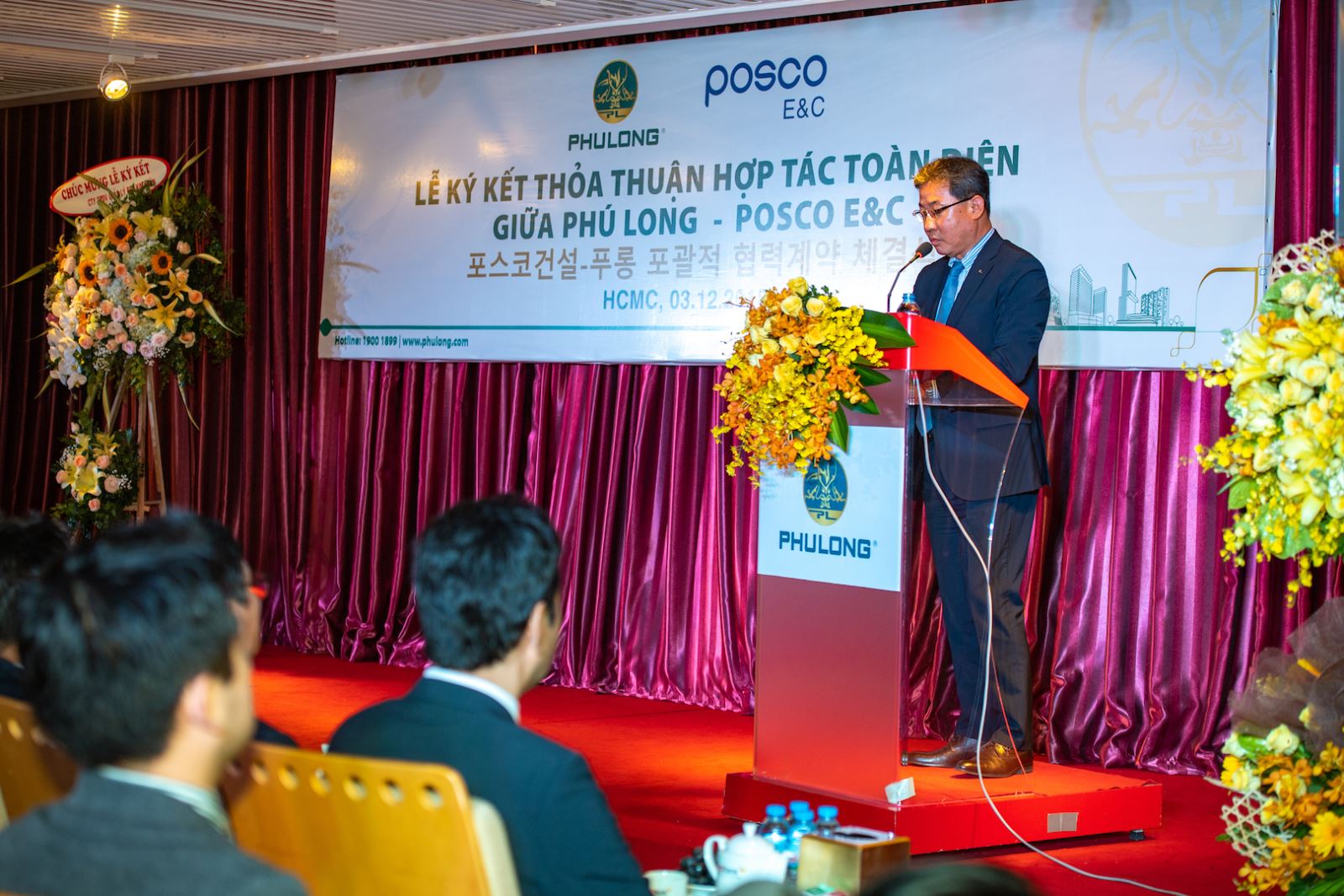 Ký kết thỏa thuận hợp tác toàn diện giữa Công ty Phú Long và Posco E&C