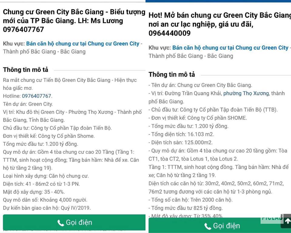Bắc Giang: DA Green City CĐT chào bán nhà, huy động vốn trái phép?