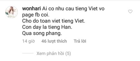 Hari Won bị chỉ trích 'dùng tiếng Hàn, khinh người Việt'