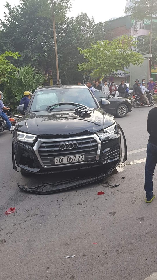 Hé lộ danh tính chủ nhân xe Audi Q5 gây tai nạn liên hoàn ở Hà Nội 