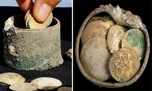 Hũ tiền vàng 900 năm tuổi, 1 đồng xu bằng cả năm làm lụng của nông dân