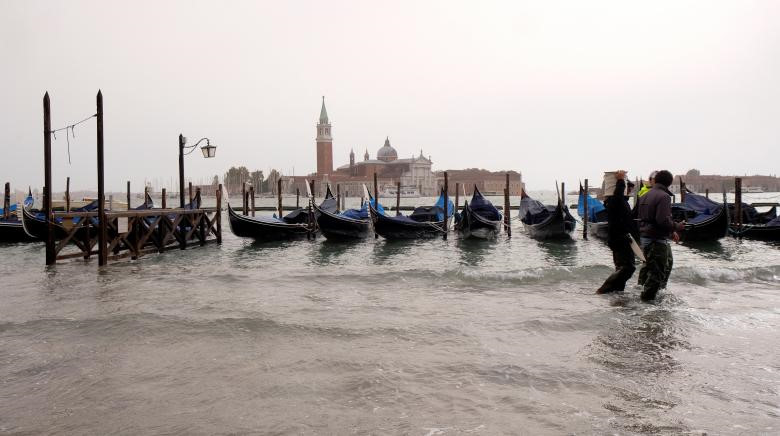 Venice ngập úng bất thường, nghiêm trọng nhất thập kỷ