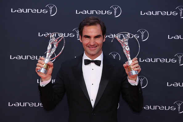 Nhận cú đúp giải thưởng tại Laureus, Federer gửi lời tri ân Nadal