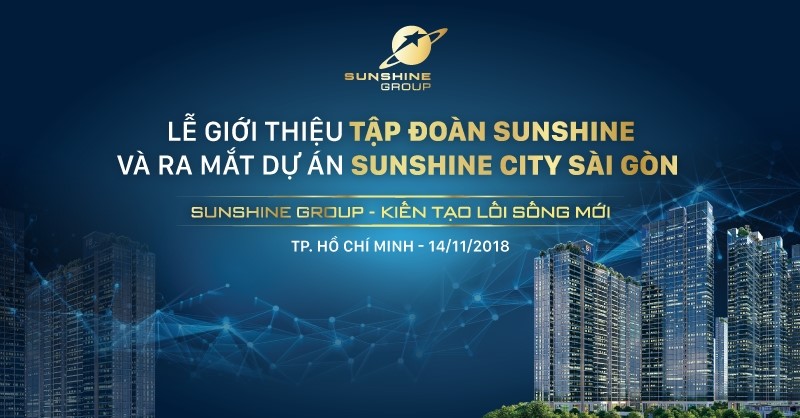 Sunshine Group sẵn sàng cho đêm ra mắt ấn tượng tại Sài Gòn vào 14/11