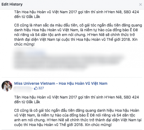 Dân mạng phẫn nộ vì BTC gọi Tân HHHVVN 2017 là ‘sắc đẹp da màu’