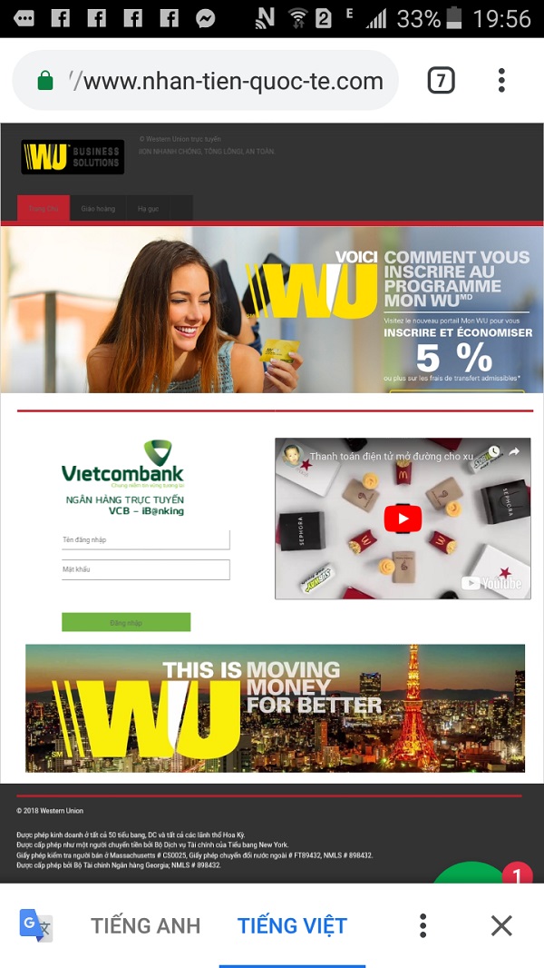 Vietcombank lên tiếng vụ khách hàng bị lừa rút 50 triệu ngay trước mắt