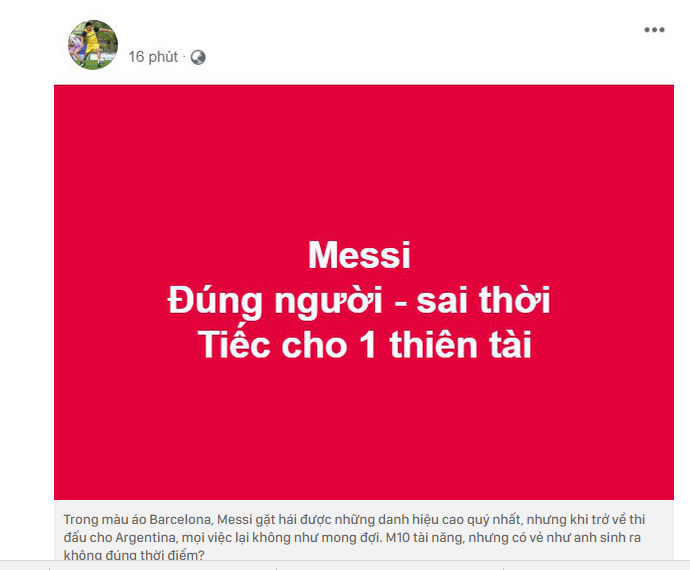 Dân mạng chế ảnh hài hước về Messi sau trận thua Croatia