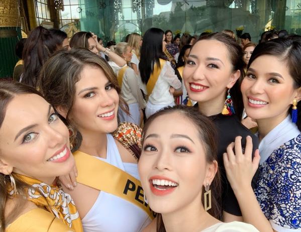  Á hậu Phương Nga nổi bật giữa dàn thí sinh Miss Grand International