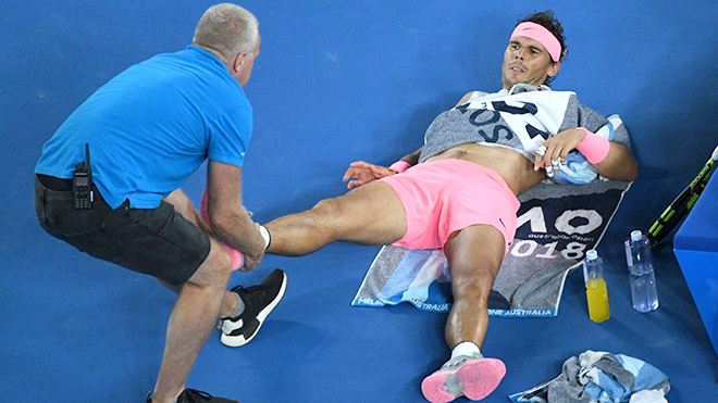 Chấn thương hành hạ, Nadal lại rút lui khỏi 2 giải đấu lớn