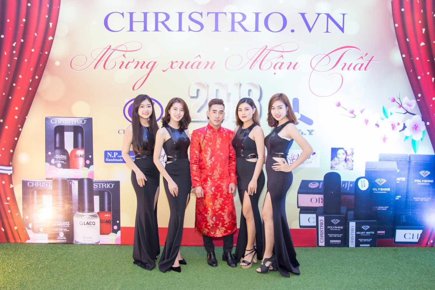 Nam vương ngành nail nổi bật tại lễ ra mắt thương hiệu CHRISTRIO VN