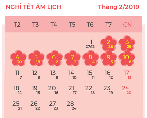 Chốt phương án nghỉ Tết Dương lịch 4 ngày, Tết Âm lịch 9 ngày