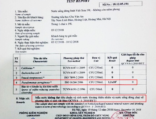 Hà Nội: Hàng ngàn học sinh tiểu học uống nước nhiễm khuẩn ở trường học