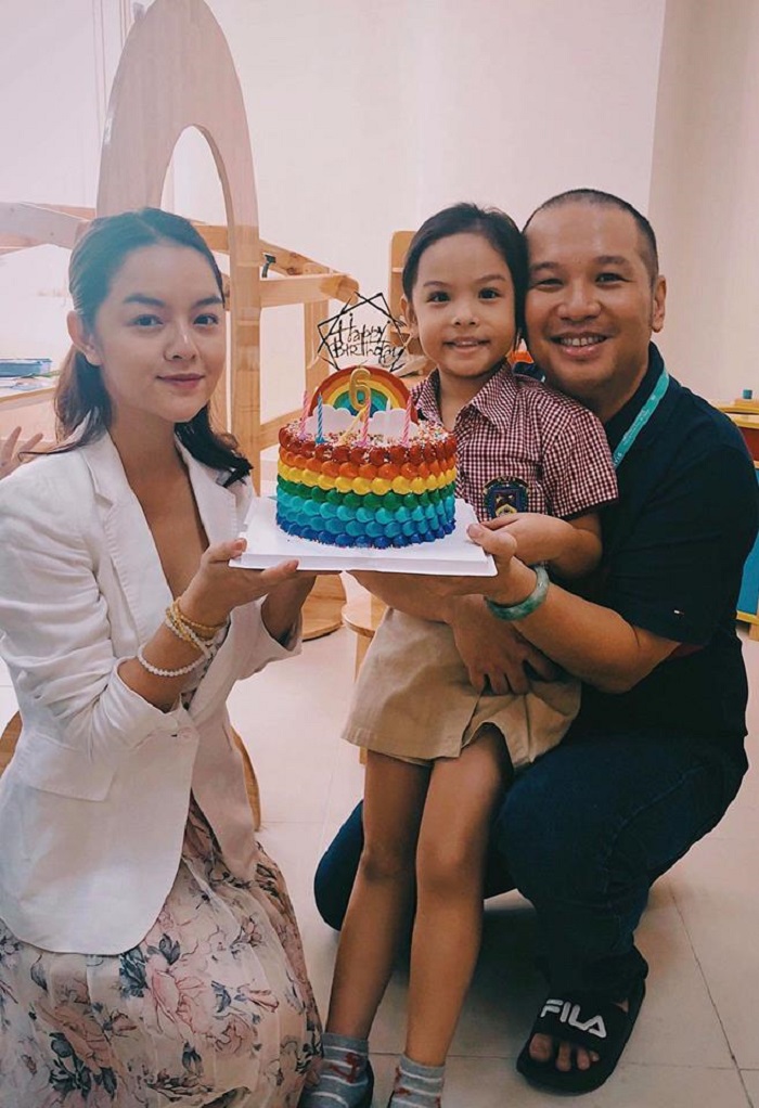 Phạm Quỳnh Anh- Quang Huy tái hợp sau ly hôn tổ chức sinh nhật con gái