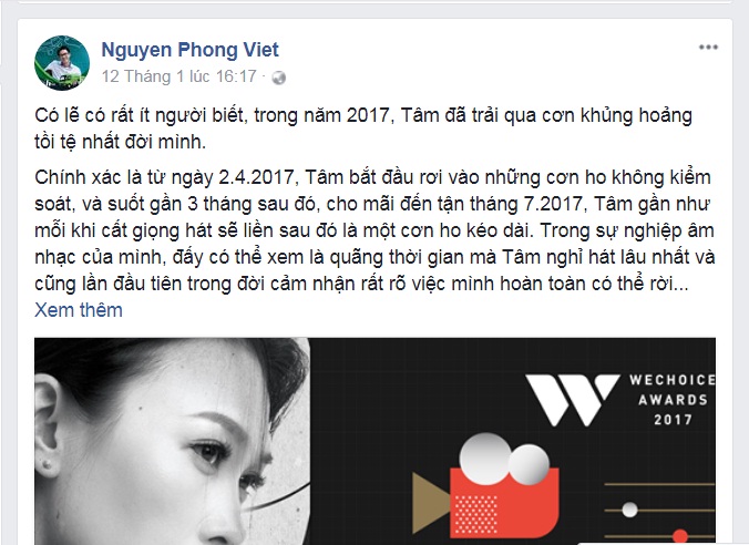 Nhà thơ Phong Việt bất ngờ tiết lộ Mỹ Tâm bị bệnh tương tự Adele