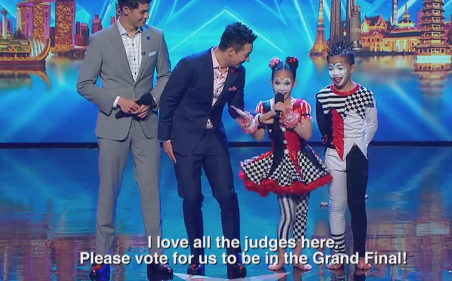 Cặp đôi vũ công nhí Việt Nam gây chú ý tại Asia’s Got Talent