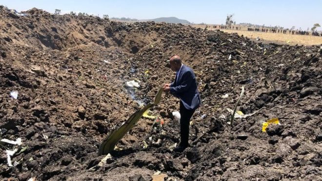 Toàn bộ 157 hành khách thiệt mạng trong vụ máy bay rơi ở Ethiopia