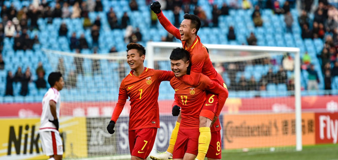 Chủ nhà Trung Quốc giành thắng lợi trận ra quân tại U23 châu Á