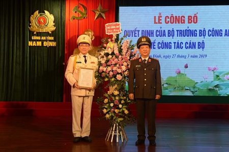 Bộ Công an bổ nhiệm tân Giám đốc Công an tỉnh Nam Định