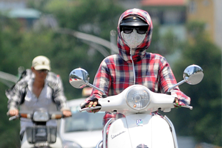 Chỉ số tia cực tím tại Hà Nội hai ngày 18/5 ở  mức 'nguy hiểm'