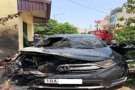 Honda cử kỹ thuật viên tìm hiểu nguyên nhân vụ cháy xe ô tô CR-V ở Nam Định