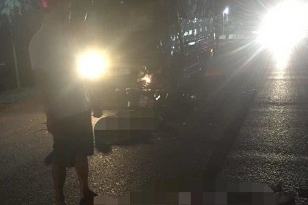Xe tải đâm xe máy ở Quảng Trị, 2 anh em thiệt mạng