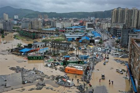 Siêu bão Lekima đổ bộ Trung Quốc, nhiều người thiệt mạng và mất tích