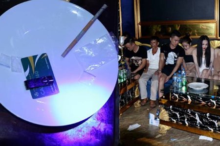 Hà Tĩnh: Phát hiện 20 nam thanh nữ tú bay lắc cùng ma túy trong quán karaoke
