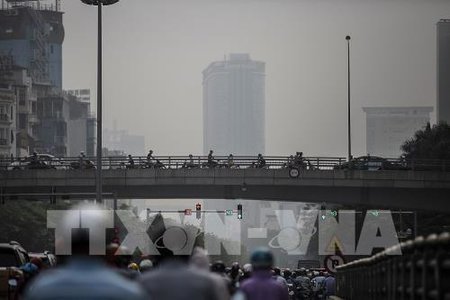 Không khí ở Hà Nội ô nhiễm ở mức cao