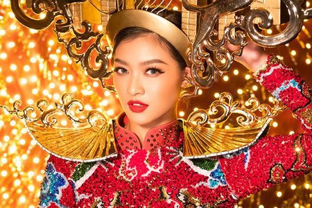 Kiều Loan gặp sự cố về trang phục trước đêm thi 'Hoa hậu Hòa bình Quốc tế 2019'