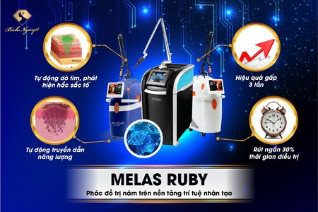 Khám phá dàn công nghệ triệu đô góp mặt trong phác đồ chữa nám Melas Ruby