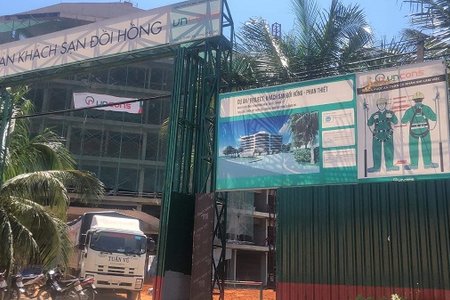Bình Thuận: Resort Đồi Hồng bị xử phạt do xây dựng trái phép