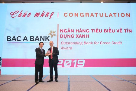 BAC A BANK chính thức được vinh danh 'Ngân hàng tiêu biểu về Tín dụng xanh'