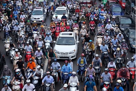 Hà Nội tiếp tục hoàn thiện đề án cấm xe máy vào nội thành năm 2030