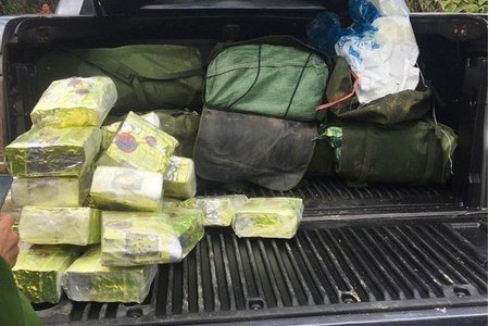Xác định danh tính 2 nghi phạm vận chuyển gần 250kg ma túy trên biên giới Việt - Lào