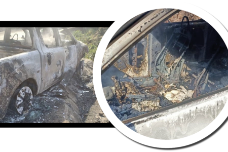 Xác định người đàn ông chết cháy trong xe bán tải trên QL28