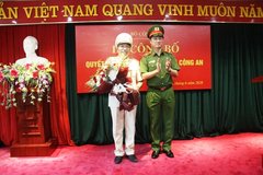 Bổ nhiệm Thiếu tướng Tô Văn Huệ giữ chức Cục trưởng Cục Cảnh sát Quản lý hành chính về trật tự xã hội