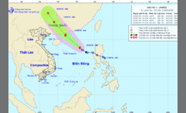 Bão số 1 giật cấp 10, gây thời tiết xấu trên Biển Đông