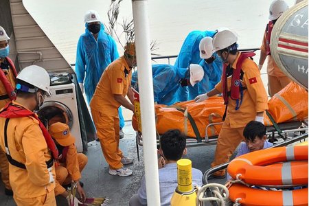 Tìm thấy thi thể 4 ngư dân mất tích trong vụ chìm tàu trên vùng biển Hải Phòng