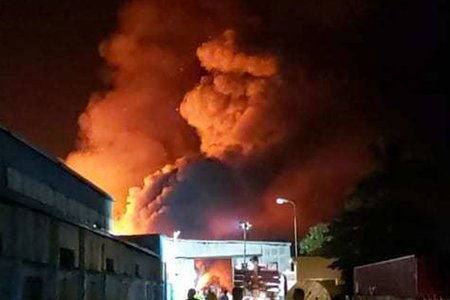 Hải Phòng: Cháy lớn kèm theo tiếng nổ tại công ty gỗ
