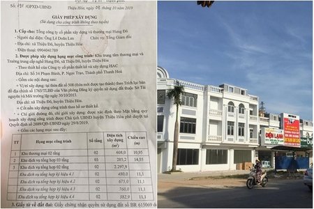 Thanh Hoá: Công ty Hưng Đô bị xử phạt vì xây dựng công trình không phép